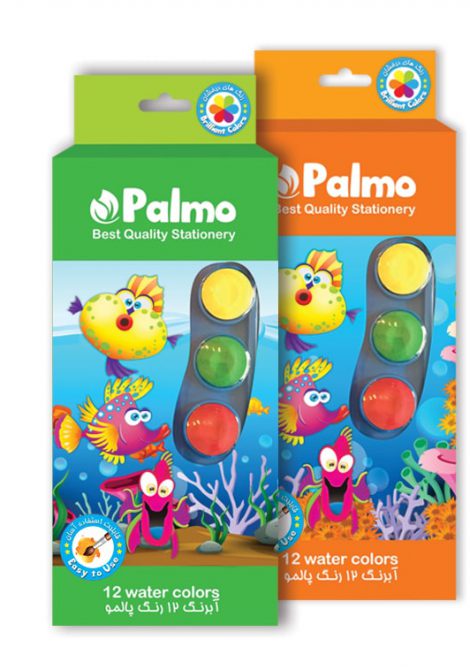 آبرنگ 12 رنگ