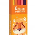 مداد رنگی 6 مقوایی