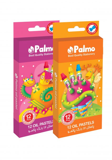 پاستل 12 رنگ مقوایی