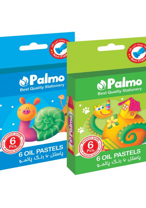 پاستل 6 رنگ مقوایی